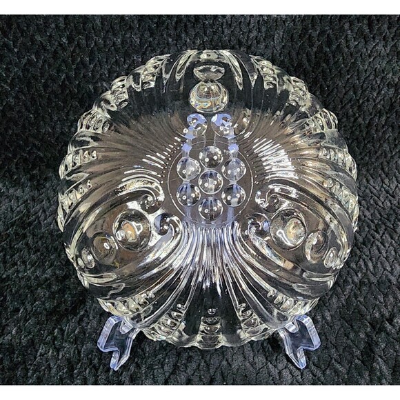 Vintage Anchor Hocking “Bubble” Oyster Pearl Serving Bowl – 1930s–1940s – USA - Picture 2 of 8